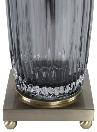 Uttermost Vilminore Gray Glass Table Lamp