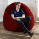 Jaxx 6' Cocoon Bean Bag Sofa, Cinnabar