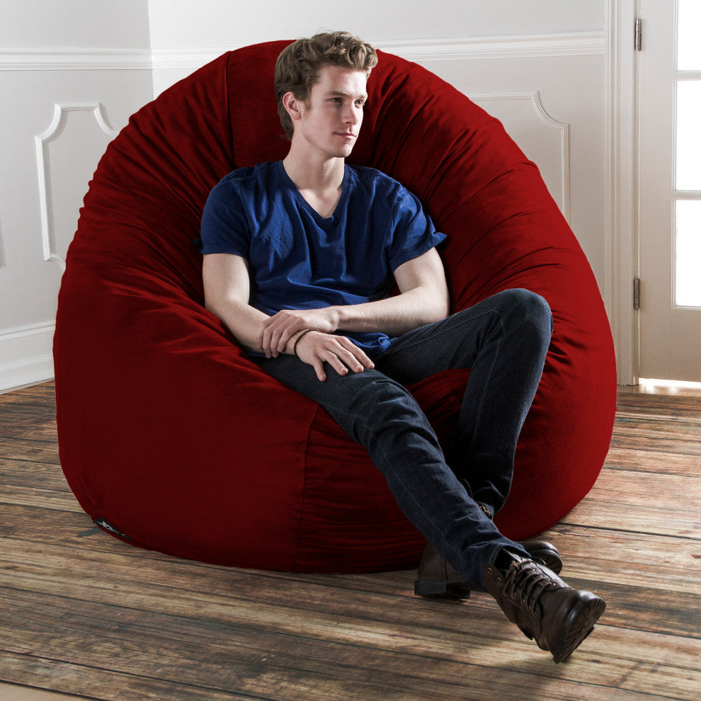 Jaxx 6' Cocoon Bean Bag Sofa, Cinnabar