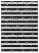 Indoor/Outdoor Seabreeze SZ12 Black Machine Washable 9' x 12' Rug