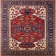 Ahgly Company Indoor Square Mid-Century Modern Area Rugs, 3' Square