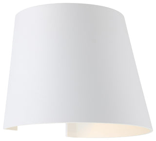 Cone Marine Grade Adjustable Wet Location LED Wallwasher, White Finish