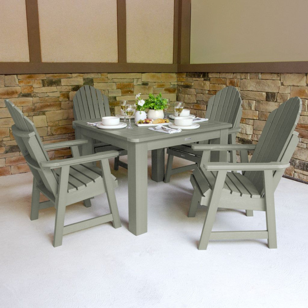 Hamilton 5-Piece Square Dining Set, Eucalyptus