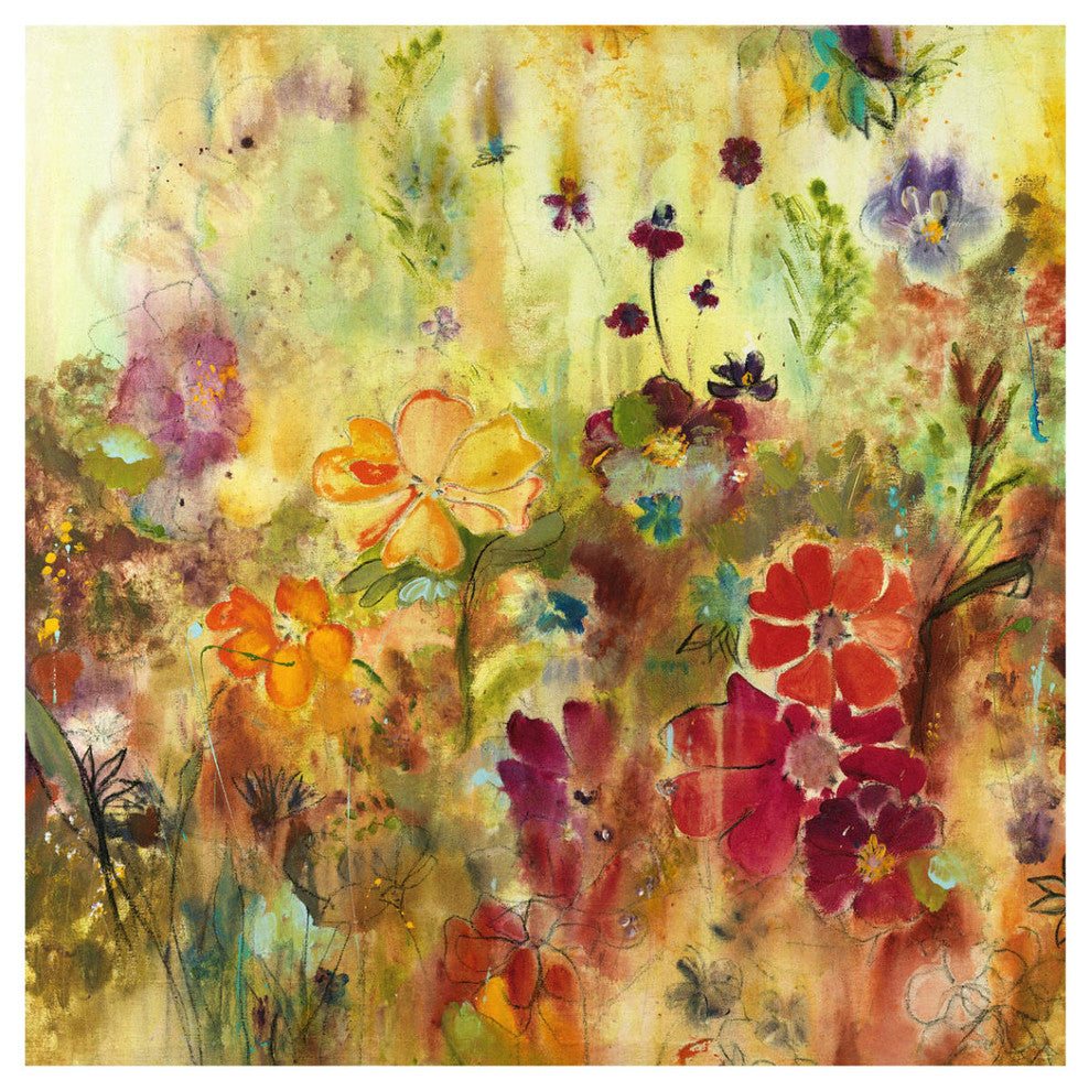 "Pretty Day" Digital Paper Print by Joan Elan Davis, 42"x42"