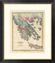 "Graecia Antiqua, 1823" Framed Digital Print by Fielding Lucas, 28x32"