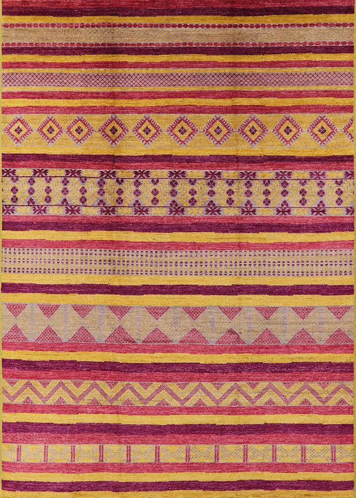 Ahgly Company Indoor Rectangle Mid-Century Modern Area Rugs, 8' x 10'