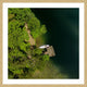 "Boat Dock" Framed Print by Karolis Janulis