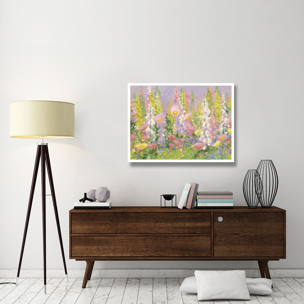 "Garden Pastels I" Digital Paper Print by Shirley Novak, 42"x32"