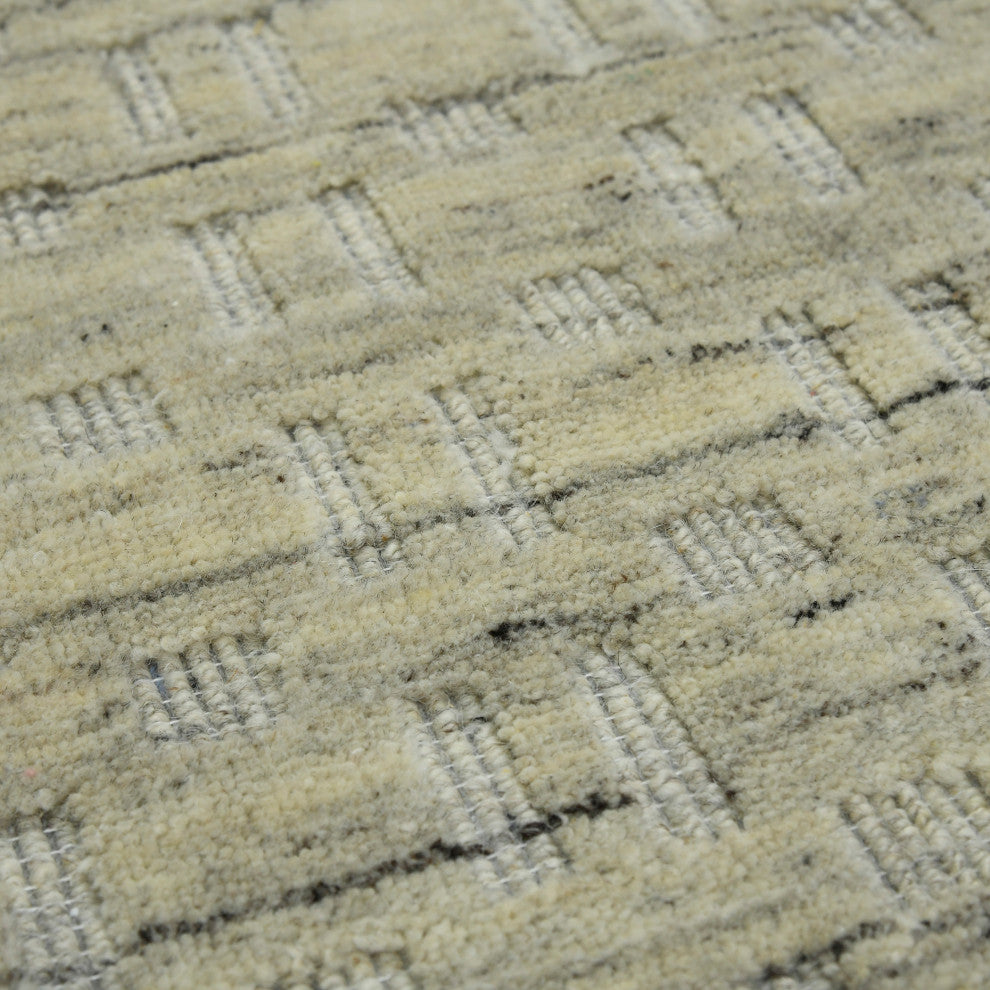 Houston Aliya Area Rug, Beige, 7'9" x 9'9", Geometric