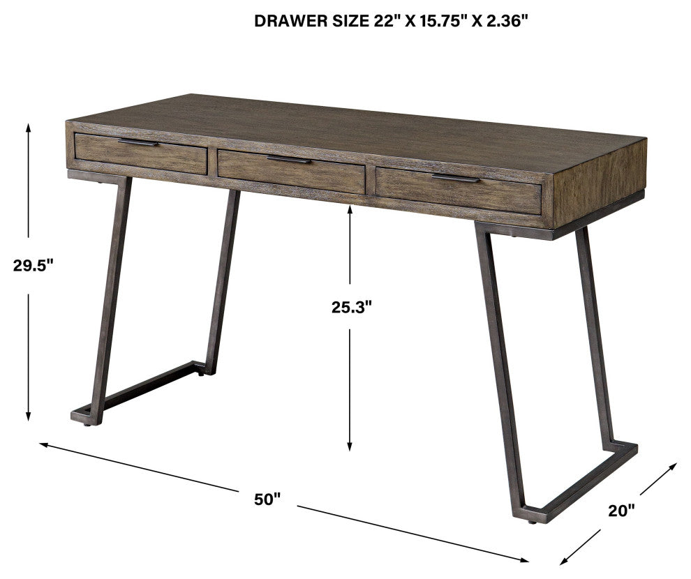 Uttermost 25275 Comrade Natural Wood Desk