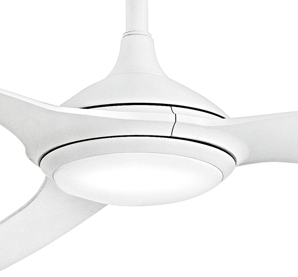 Hinkley Talan Talon 64" Led Smart Fan, Matte White