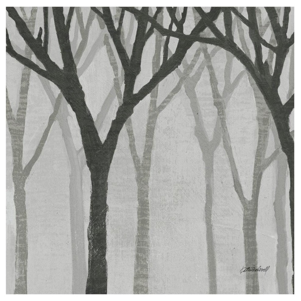"Spring Trees Greystone I" Digital Paper Print by Kathrine Lovell, 20"x20"