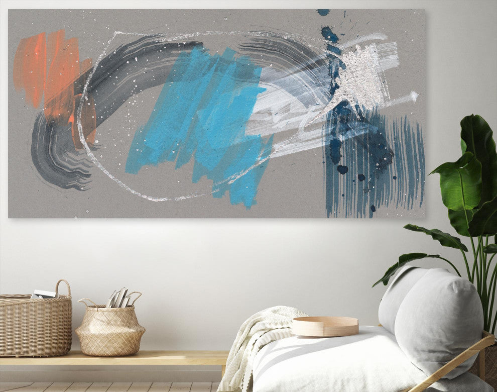"Whimsical Marks II" Fine Art Giant Canvas print 72"x36"