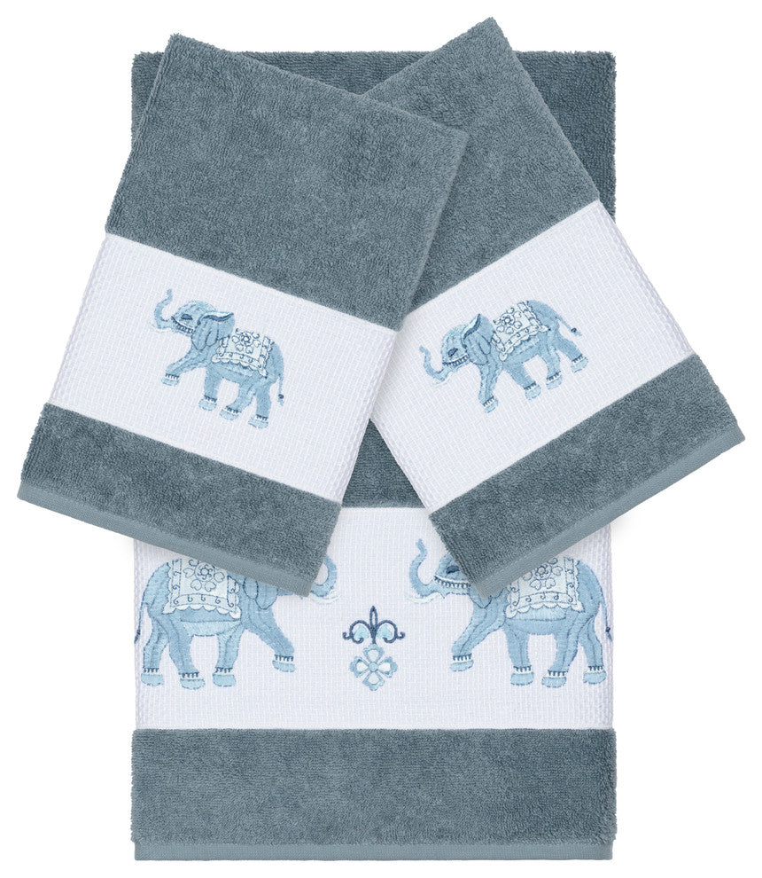 Quinn 3 Piece Embellished Towel Set