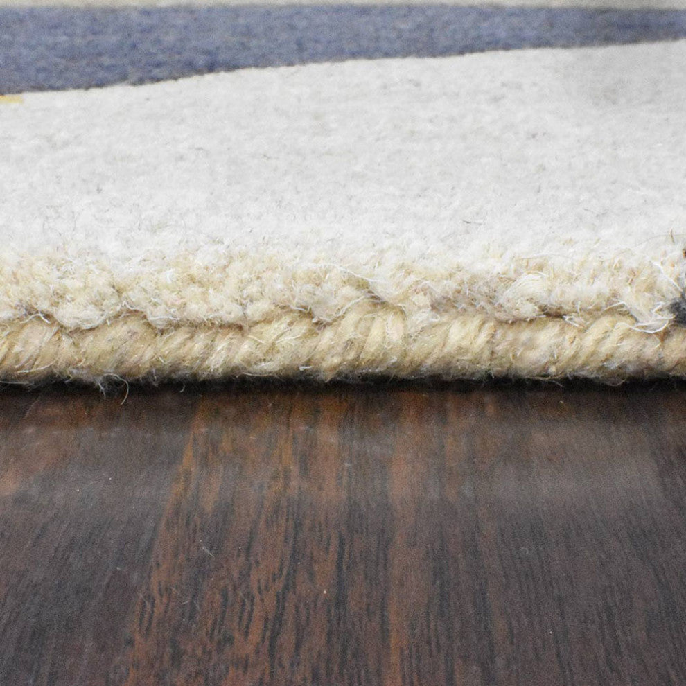 HAND TUFTED WOOL ECO-FRIENDLY AREA RUGS - Rectangle,Multicolor,Geometric