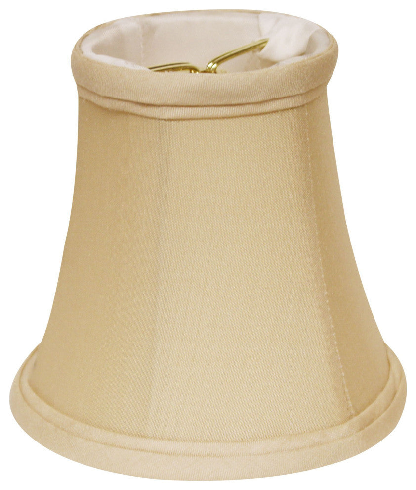 5" Inherent Set of 6 Slanted Chandelier Pongee Silk Lampshades