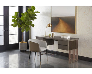 Asher Chair, Flint Gray/Napa Taupe
