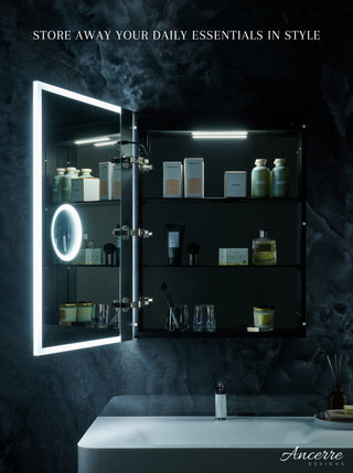 Pagani LED Mirror Cabinet, 24 Inch (Left Hand)