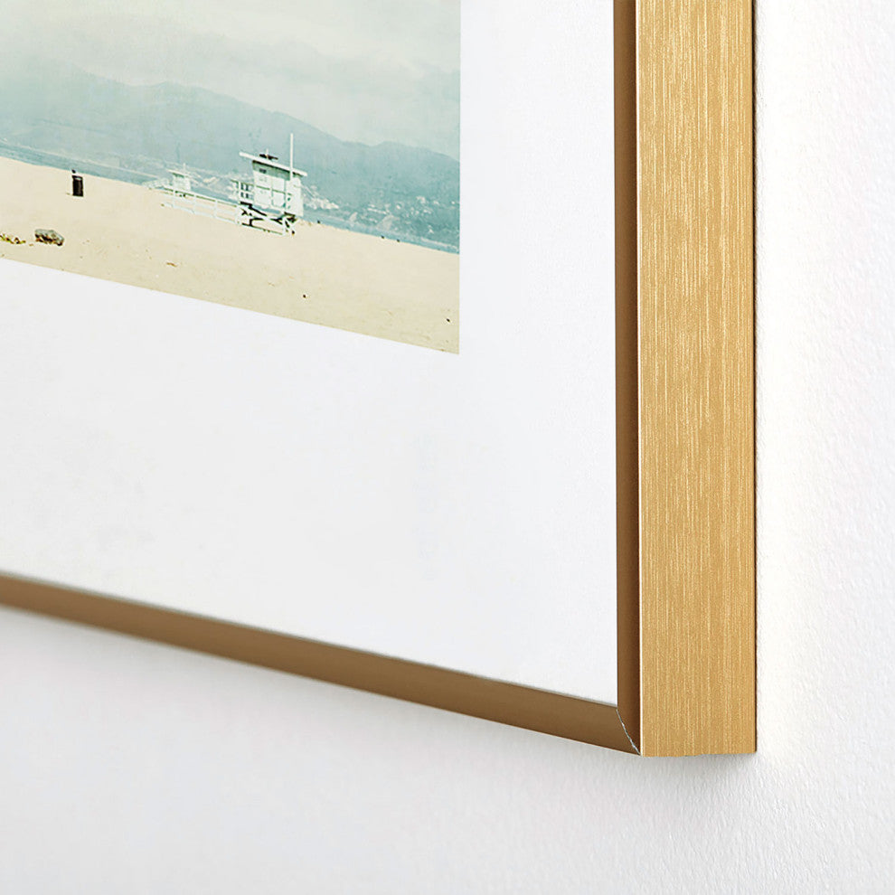 Bree Madden Venice Beach Palms Metal Framed Art Print
