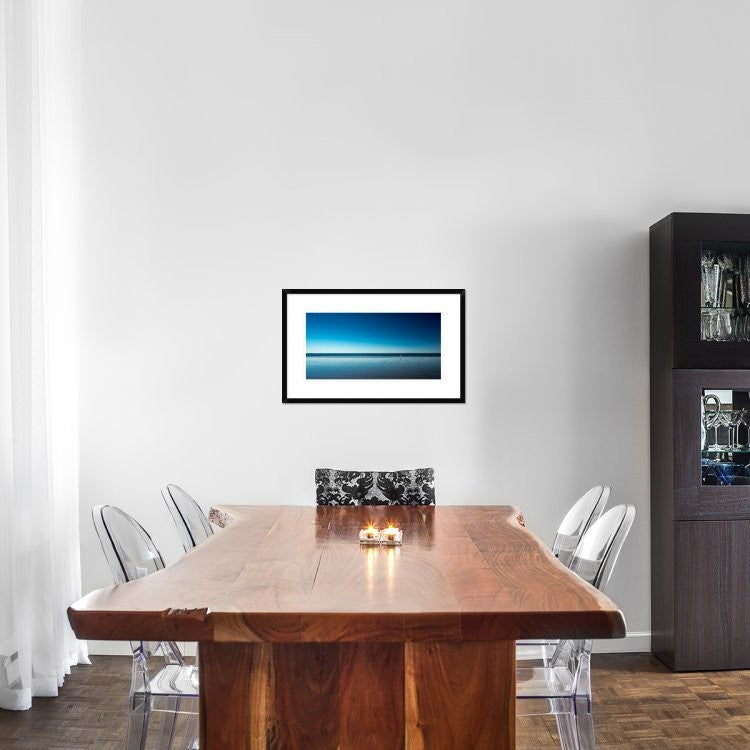 "The Blues" Framed Digital Print by Harmeet Marwaha, 30"x19"
