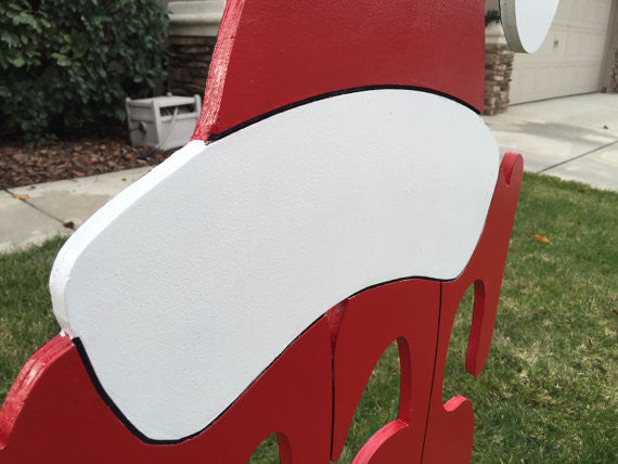 Merry Christmas Outdoor Holiday Yard Art Sign Large