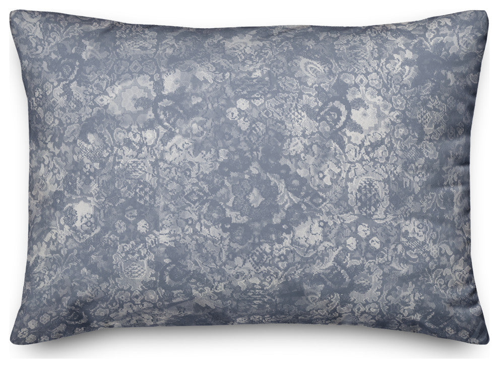 Faded Blues 14x20 Spun Poly Pillow