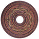 Ceiling Medallion, Verona Bronze With Aged Gold Leaf Accents