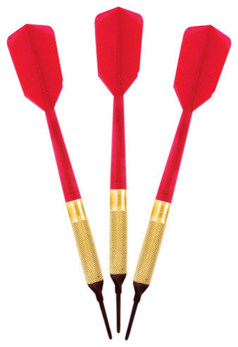 Viper Commercial Brass Bar Darts, Set of 45, Red