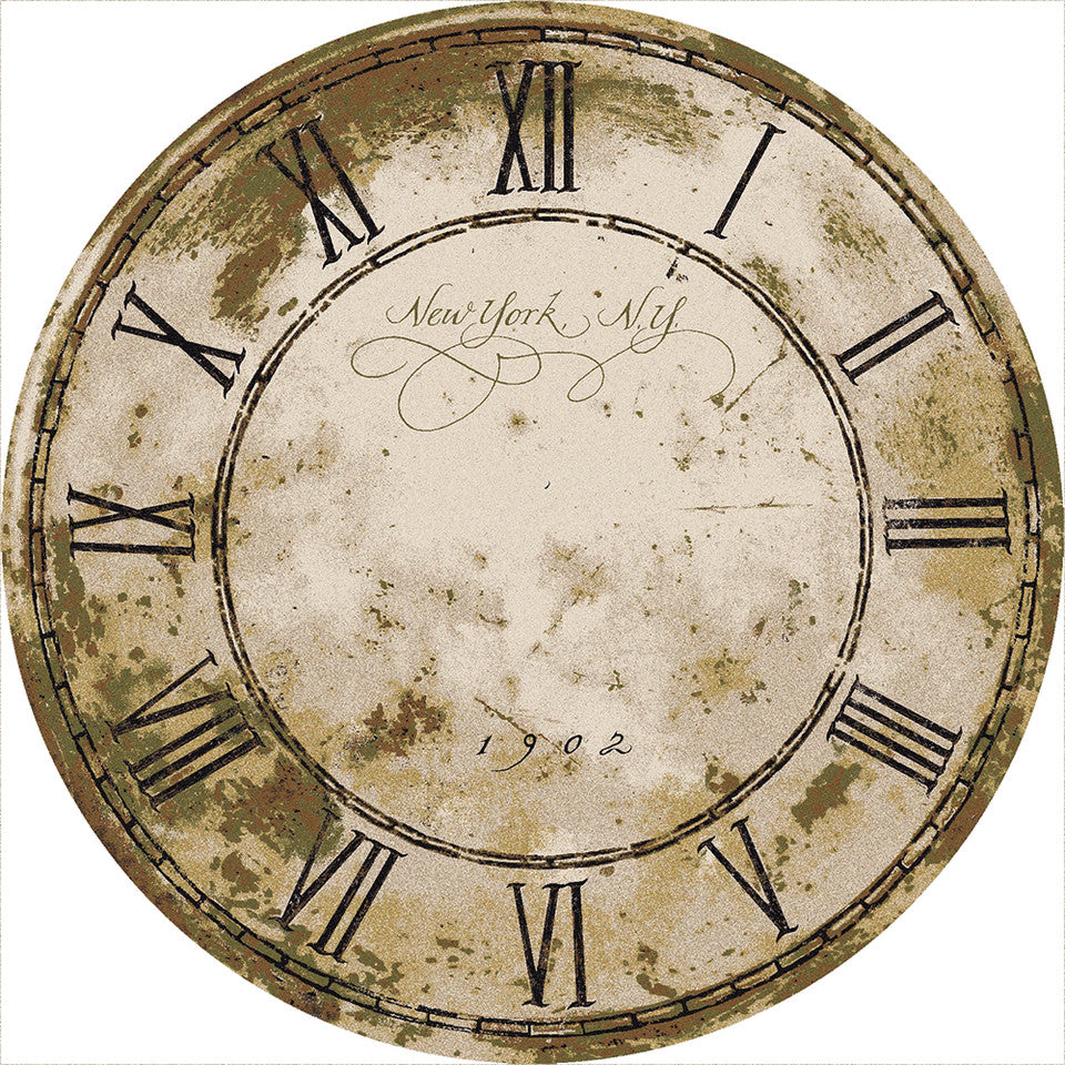 New York Clock Rug