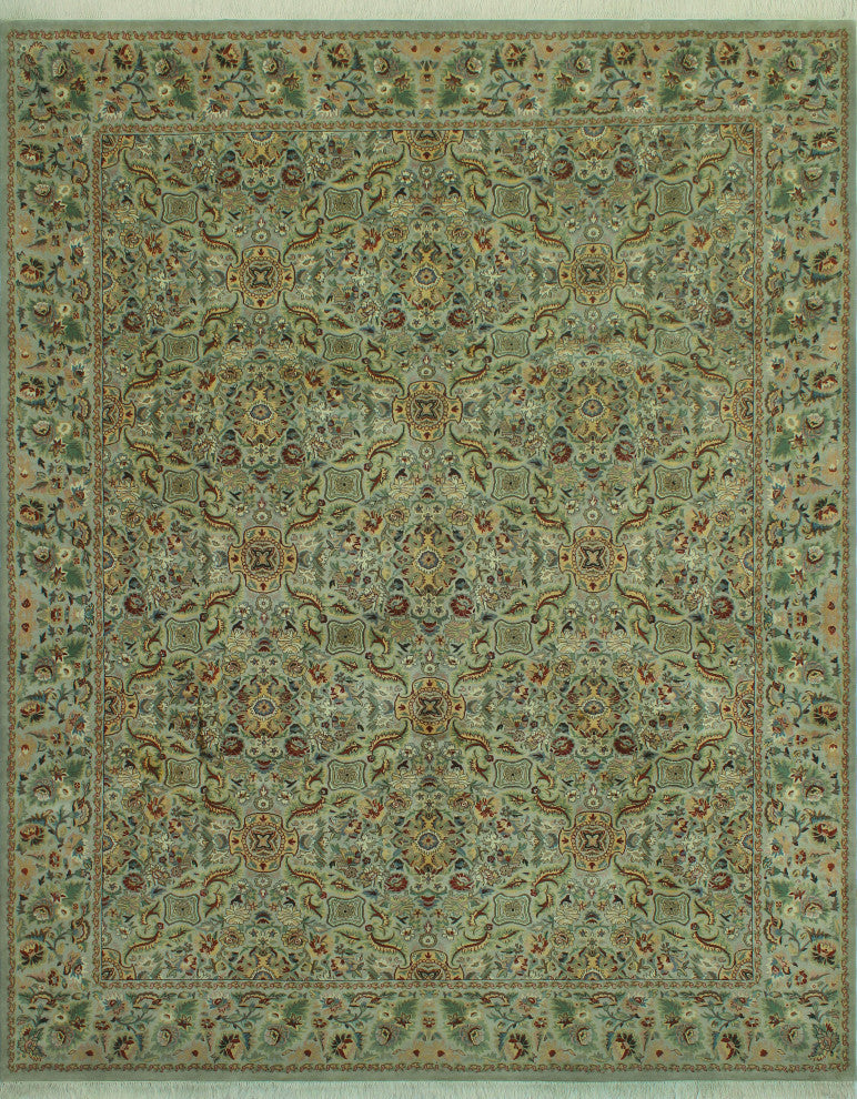 Pak-Persian Mandisa Gray/Gold Rug, 8'2x10'1