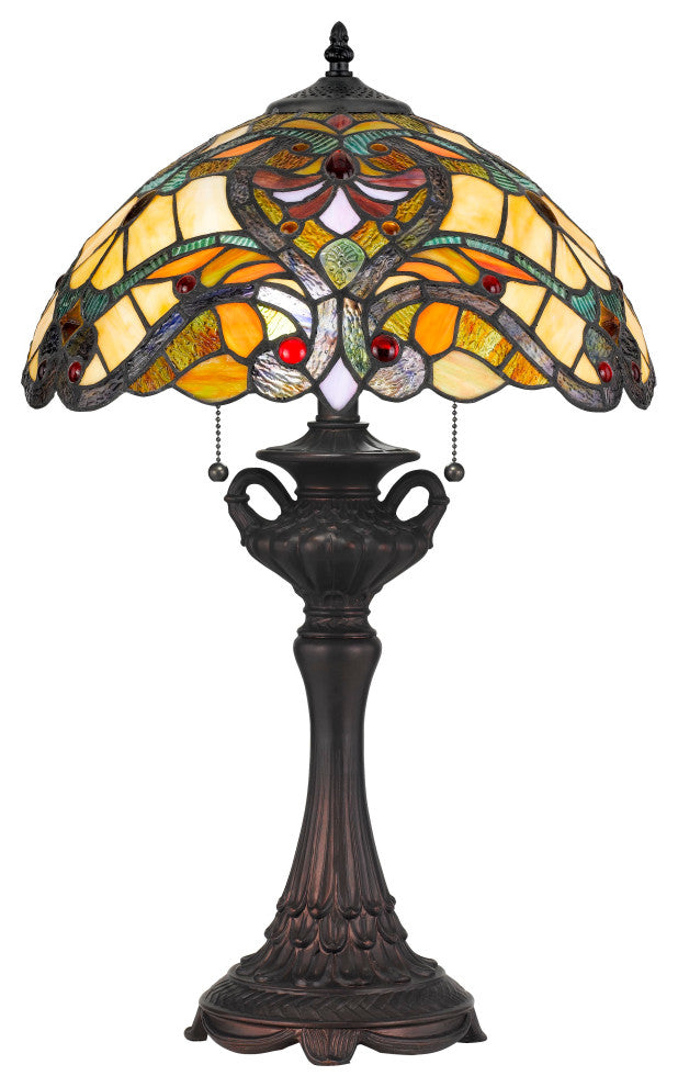 Tiffany Table Lamp With Pull Chain Switch