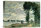 "The Banks of The Seine at Argenteuil" Canvas Giclee by Claude Monet, 16"x12"