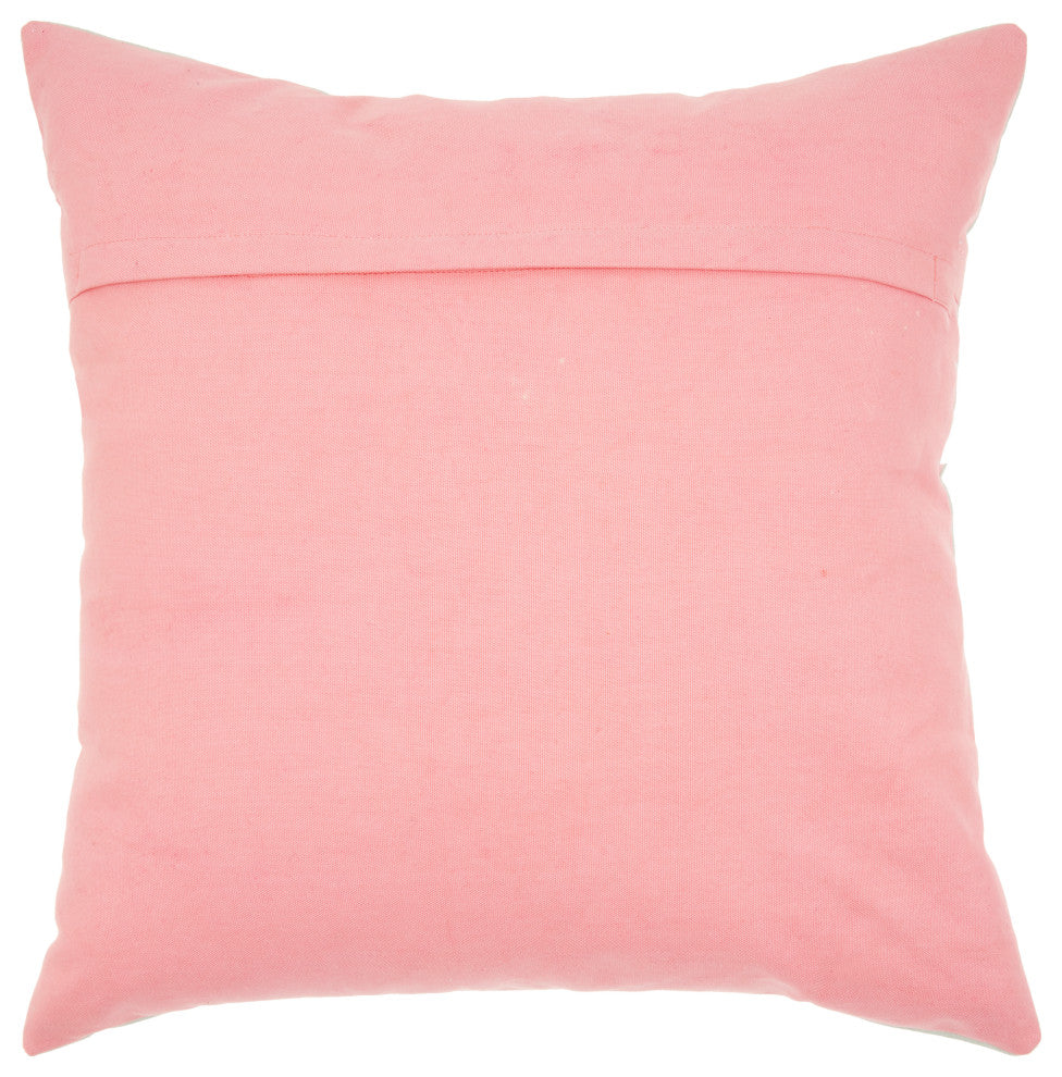Nourison RN951 Throw Pillow, Multicolor, 18" x 18"