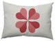 Lucky Clover St. Patrick's Day Decorative Lumbar Pillow, Ligonberry Red, 14x20"