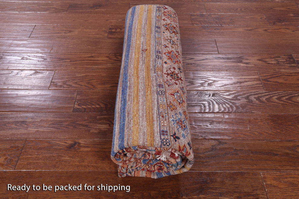 5' 8" X 8' 5" Khorjin Super Kazak Handmade Rug Q11208