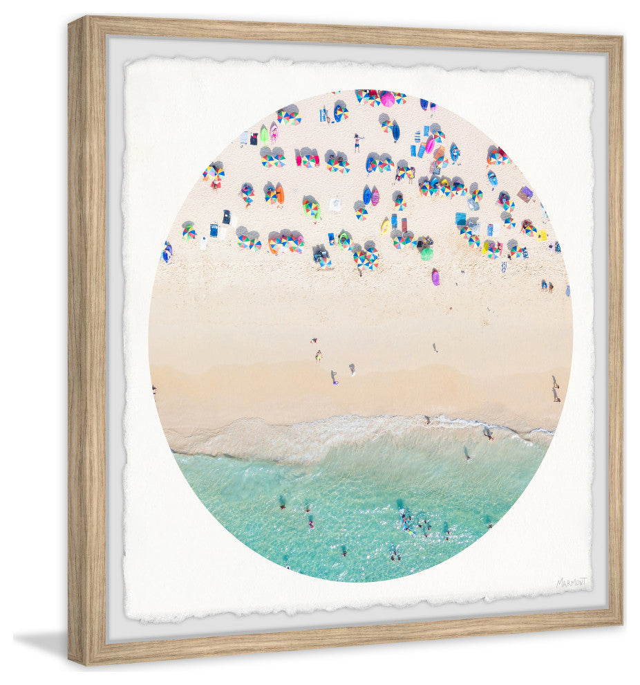 "I Love Vacations" Framed Painting Print, 32x32