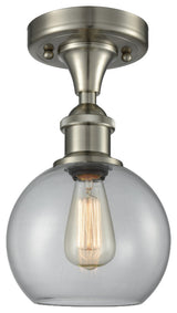Innovations Lighting 516-1C-SN-G122-8 Athens 1 Light 8" Semi-Flush Mount