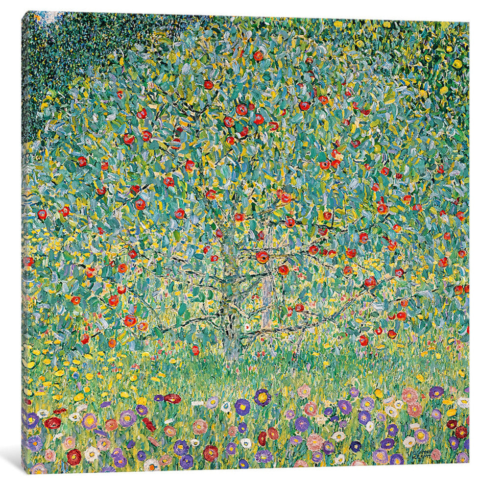 "Apple Tree (Apfelbaum), 1912 " by Gustav Klimt, Canvas Print, 37"x37"