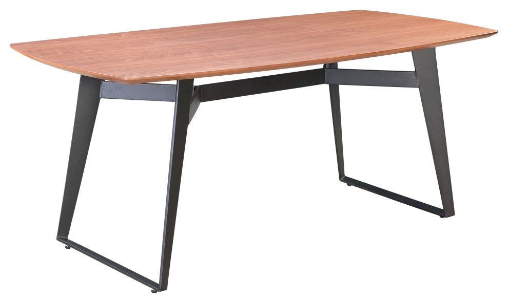 Fletcher Dining Table Walnut/Black