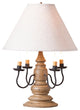 Harrison Lamp in Americana Pearwood with Shade