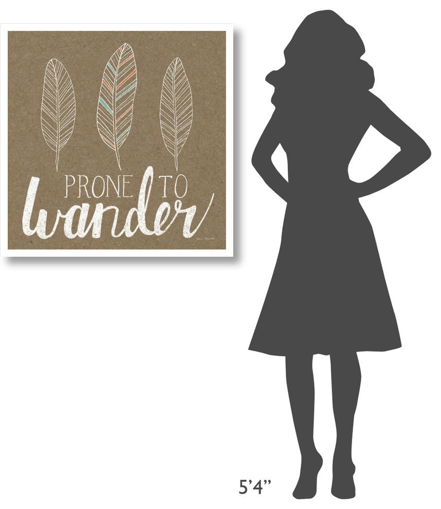 "Prone to Wander" Digital Paper Print by Laura Marshall, 32"x32"