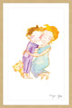 Marmont Hill, "Mom Hug" by Maya Gur Framed Painting Print, 16x24