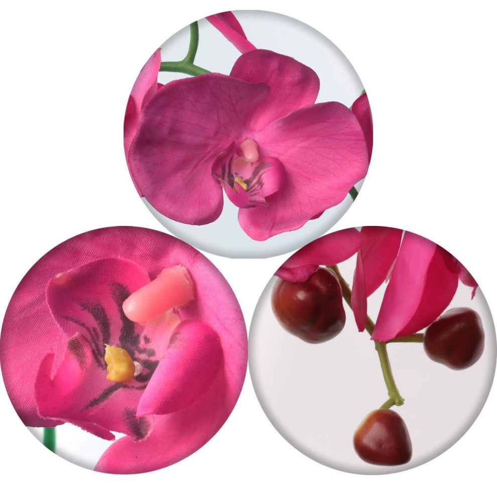 33.5" Real Touch Phalaenopsis Orchids - 2 Pack