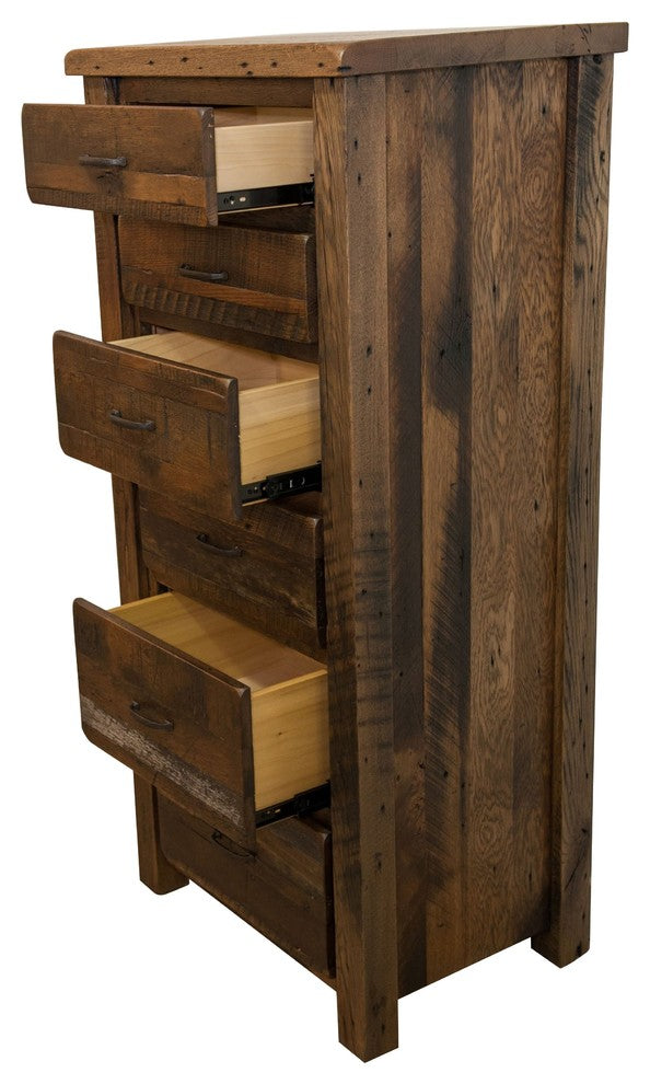 Foxfield Reclaimed Wood Tall Lingerie Chest