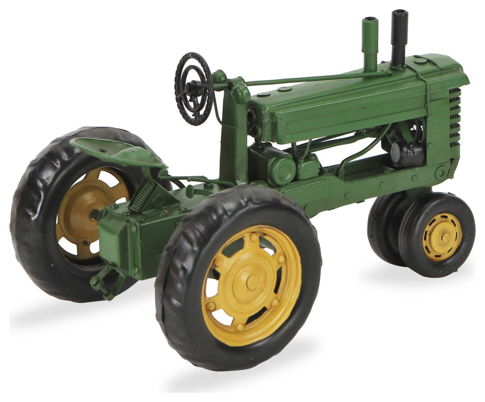 Classic Tractor Figurine, Green