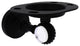 Pacific Grove Twisted Tumbler and Toothbrush Holder, Matte Black