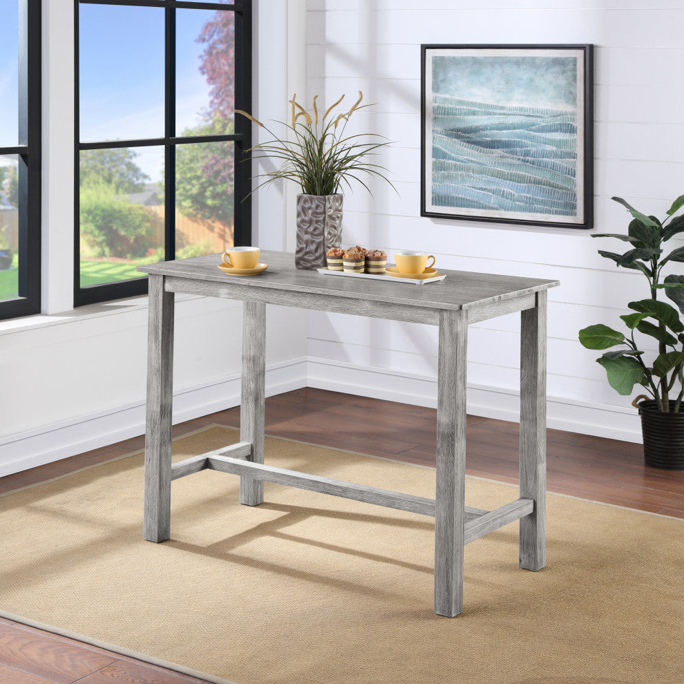Sonoma Pub Table, Storm Gray Wire-Brush