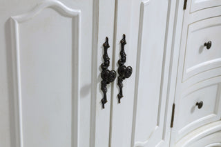 Bathroom Vanity, Antique White, 48", Single Sink