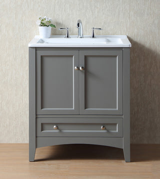 30" Gray Laundry Utility Sink