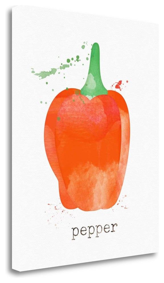 "Pepper" By Linda Woods, Giclee Print on Gallery Wrap Canvas, Ready to Hang